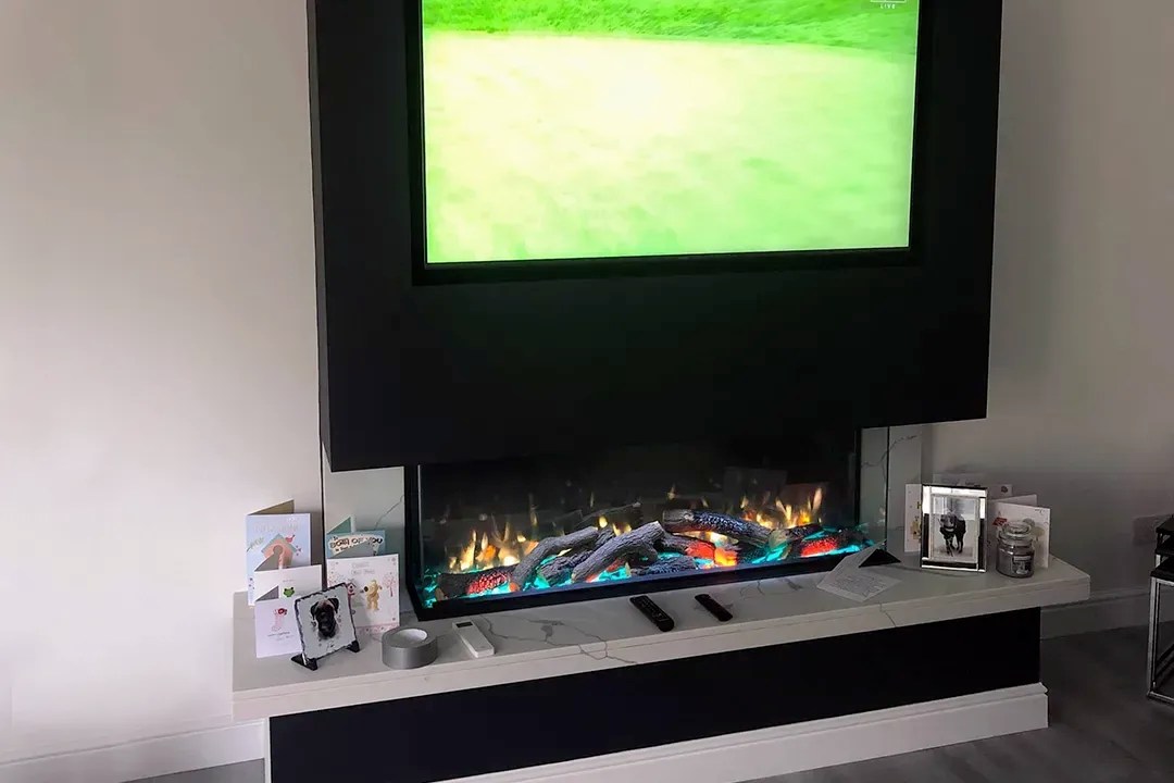 Media Wall Fireplace, Dundee Fire Surround Centres