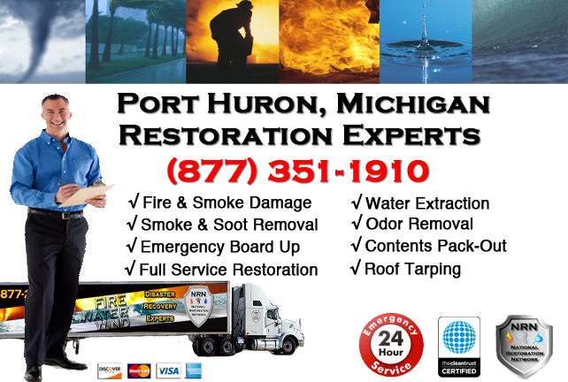 Smoke Damage Cleanup Fire Restoration Port Huron Michigan