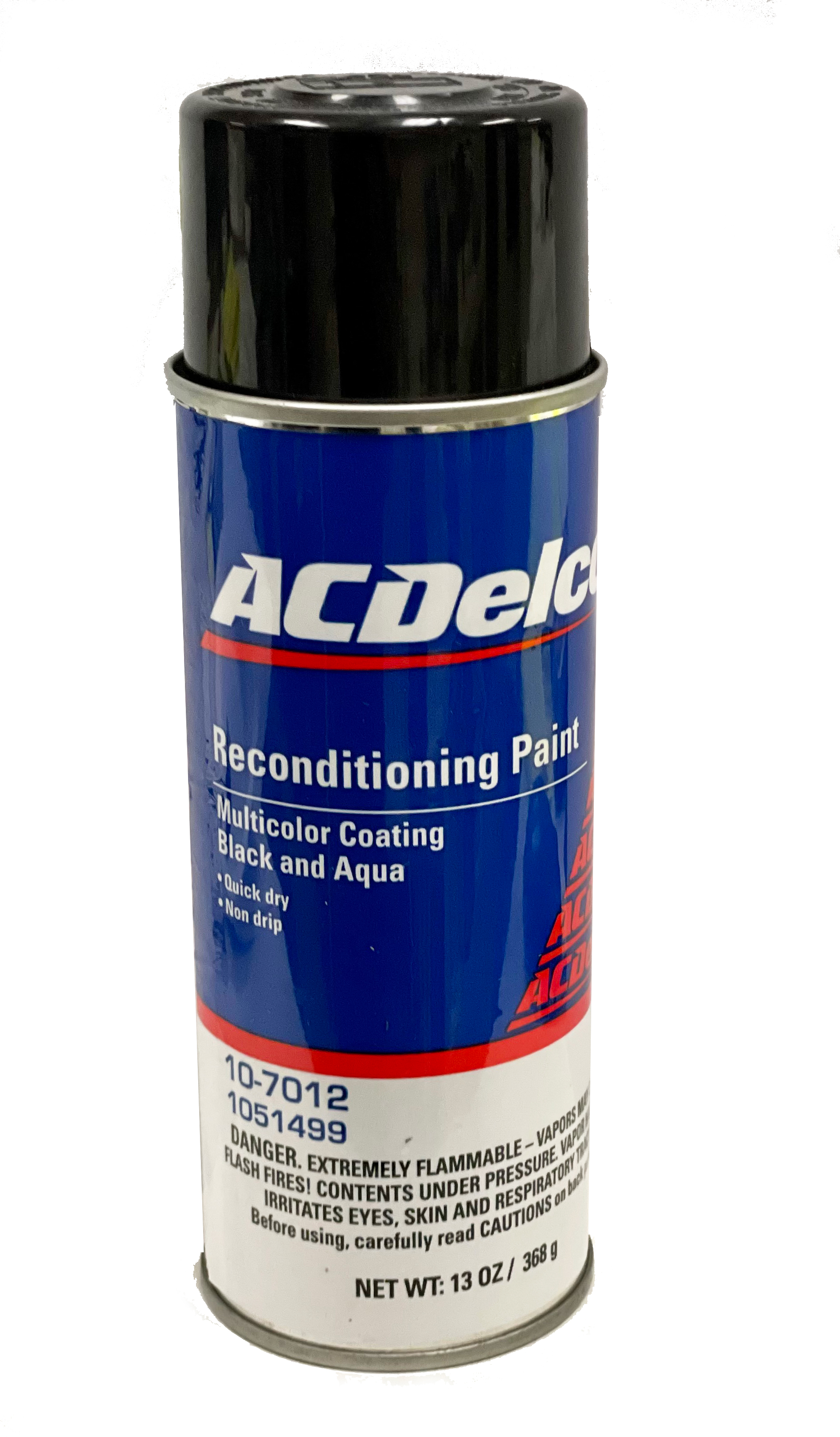 GM Black and Aqua Spatter Paint