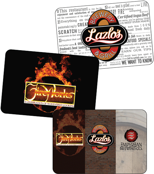 Gift Cards Fireworks Restaurant