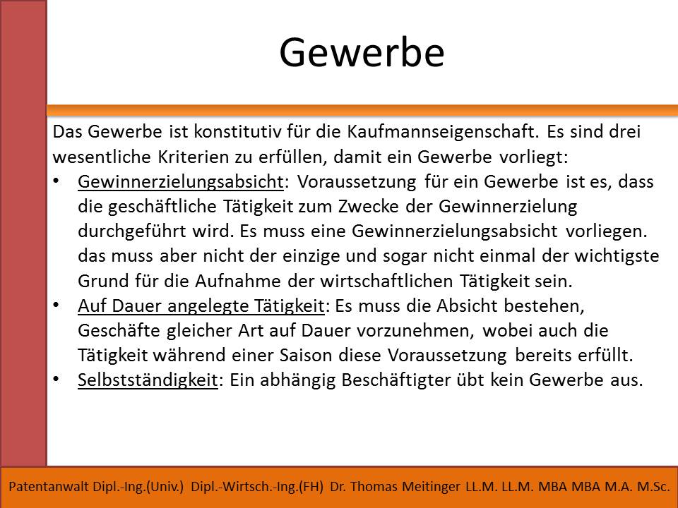 Gesellschafts und Handelsrecht Firma247