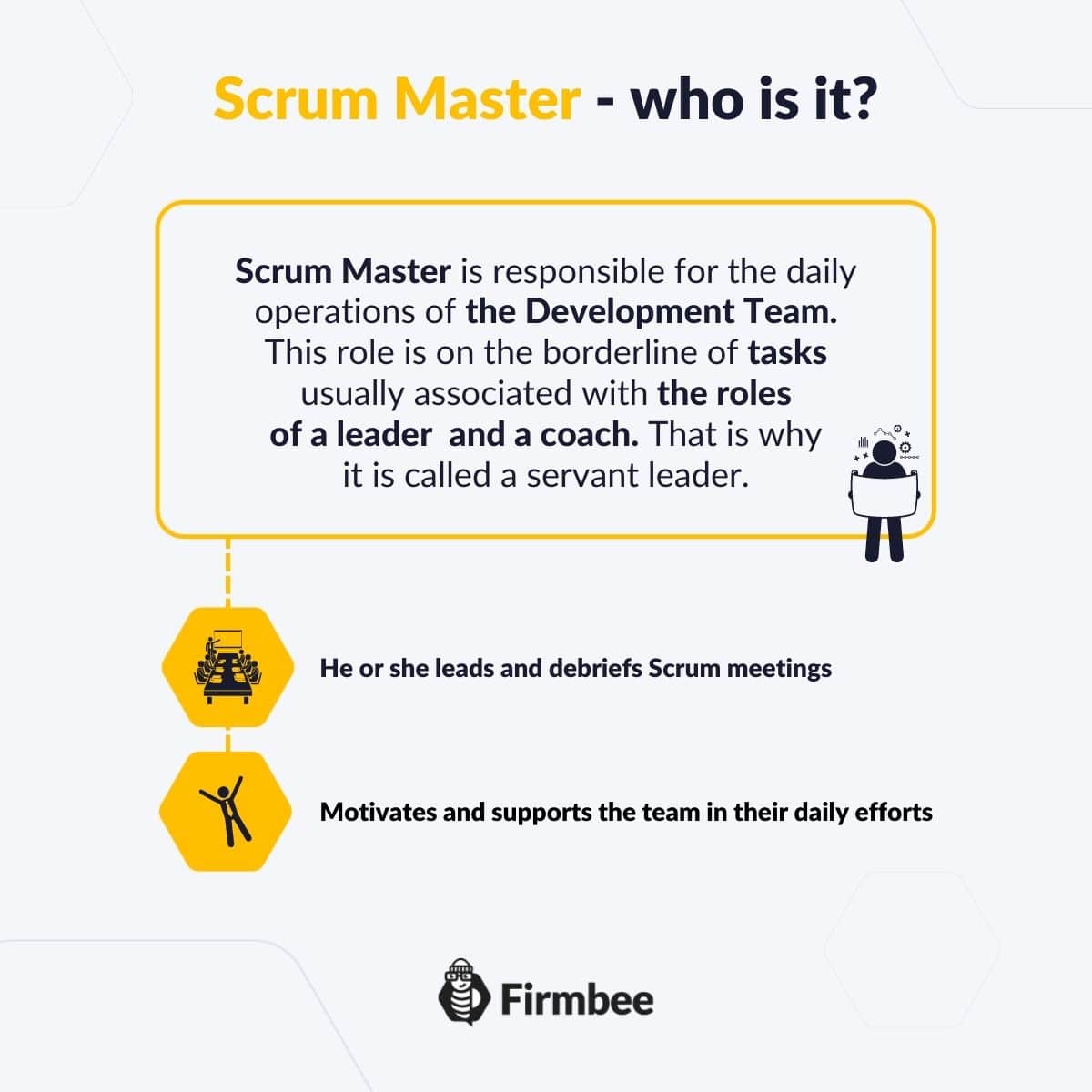 Kim jest Scrum Master? Jakie posiada zadania w Scrum Teamie Firmbee