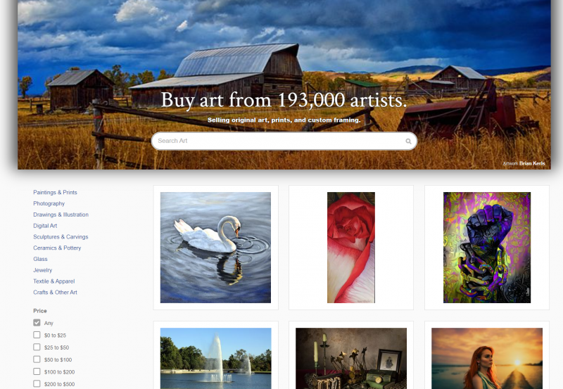 Where can graphic designers and artists sell their work? Firmbee