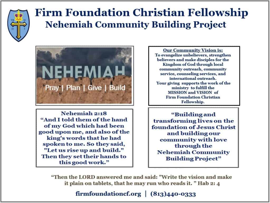 FFCF Sacrifice Through Giving Campaign 2023 Firm Foundation Christian