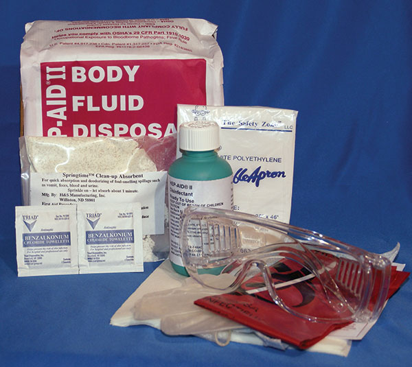 HepAid Bodily Fluid CleanUp Kit Environmental First Aid & Safety