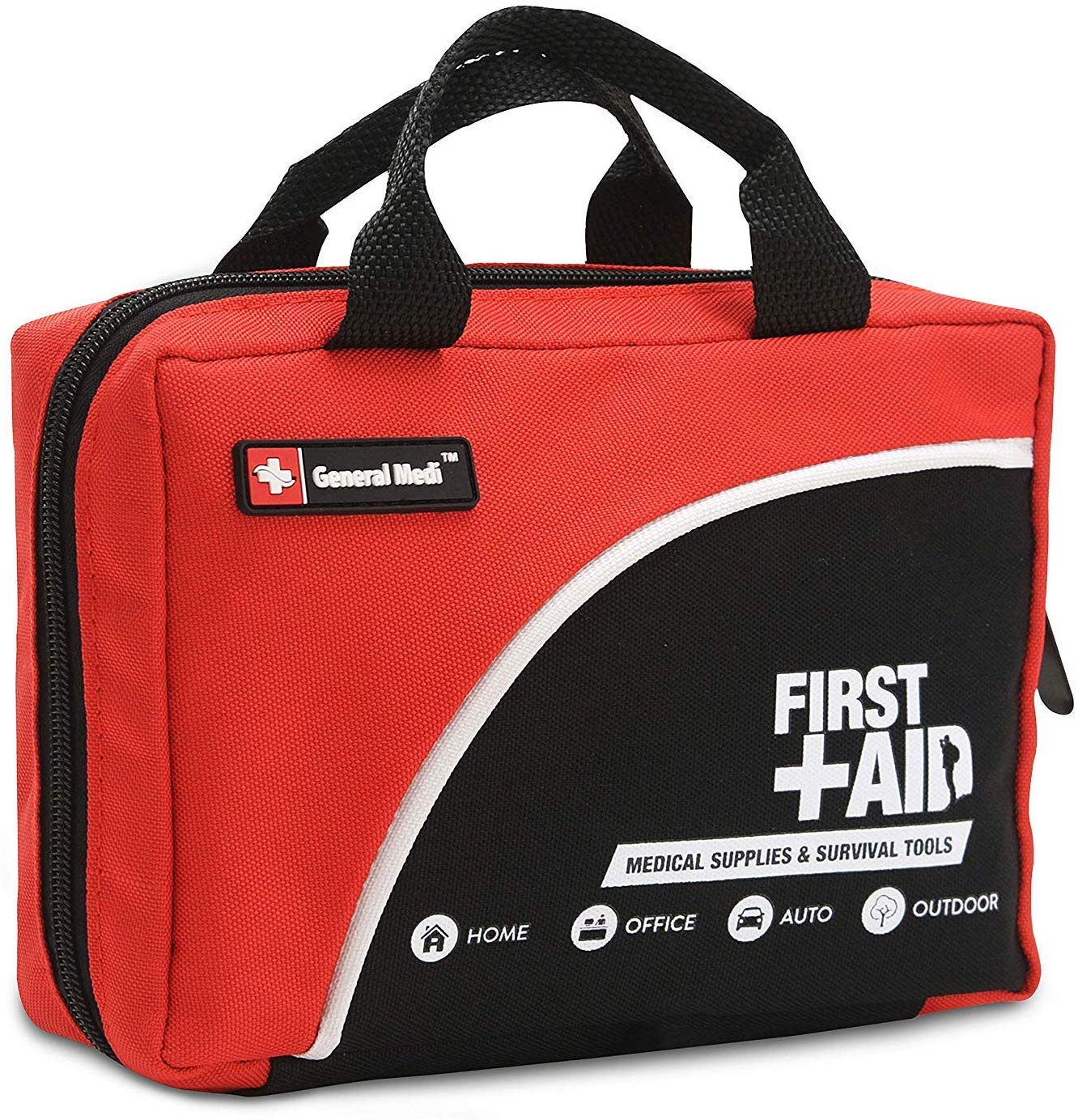 First Aid Kit 160 Pieces Compact and Lightweight Including Cold (Ice