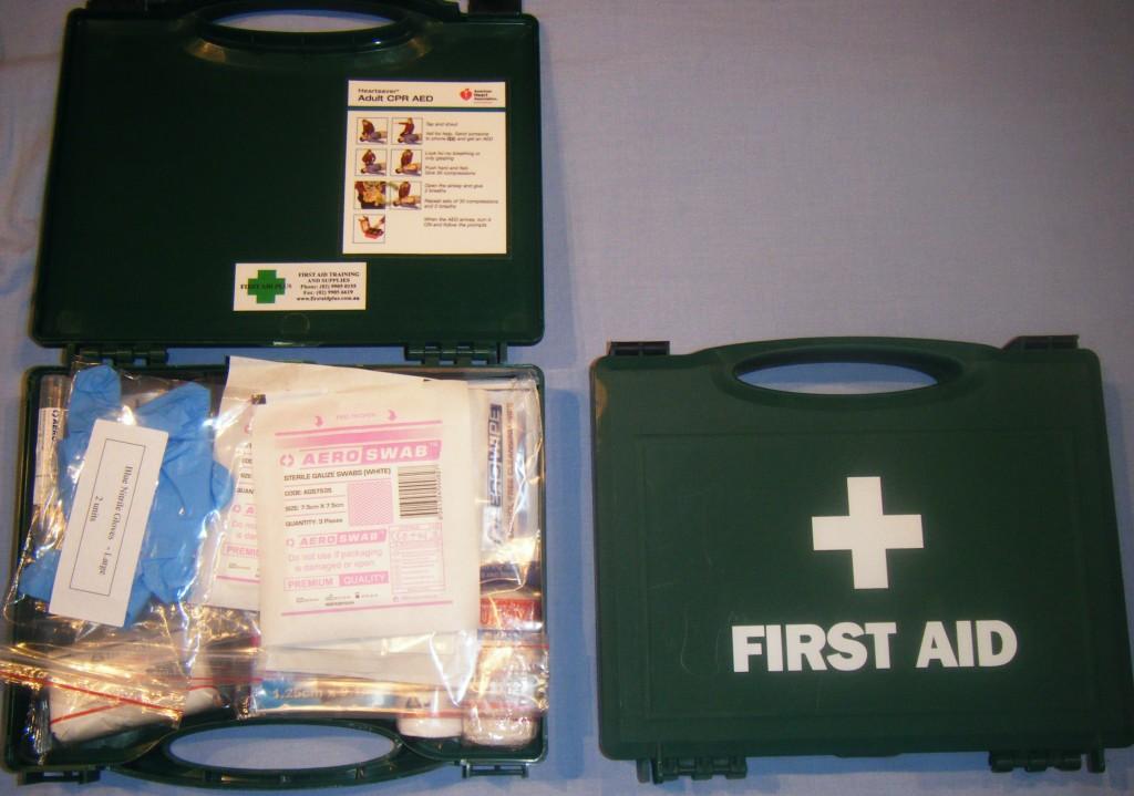 Car First Aid Kit to fit under car seat First Aid Plus