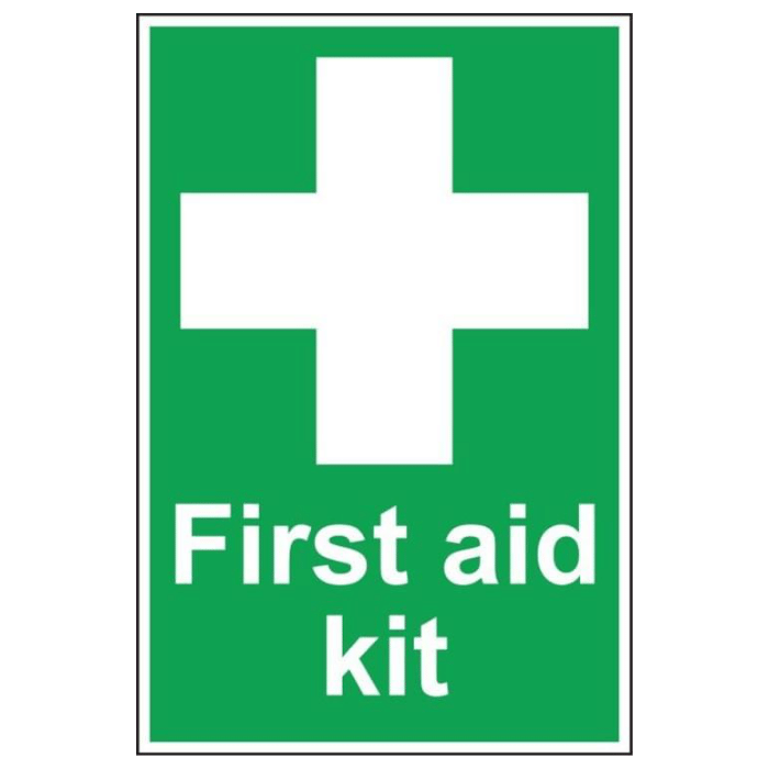First Aid Kit Sign, Vinyl 20x30cm First Aid Supplies