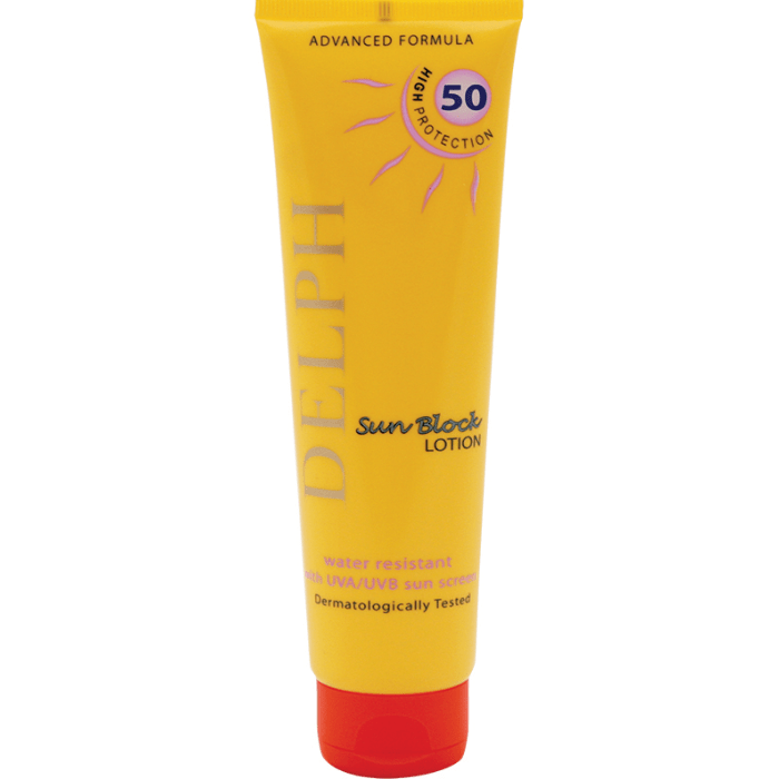 Delph Sun Lotion SPF 50 150ml First Aid Supplies