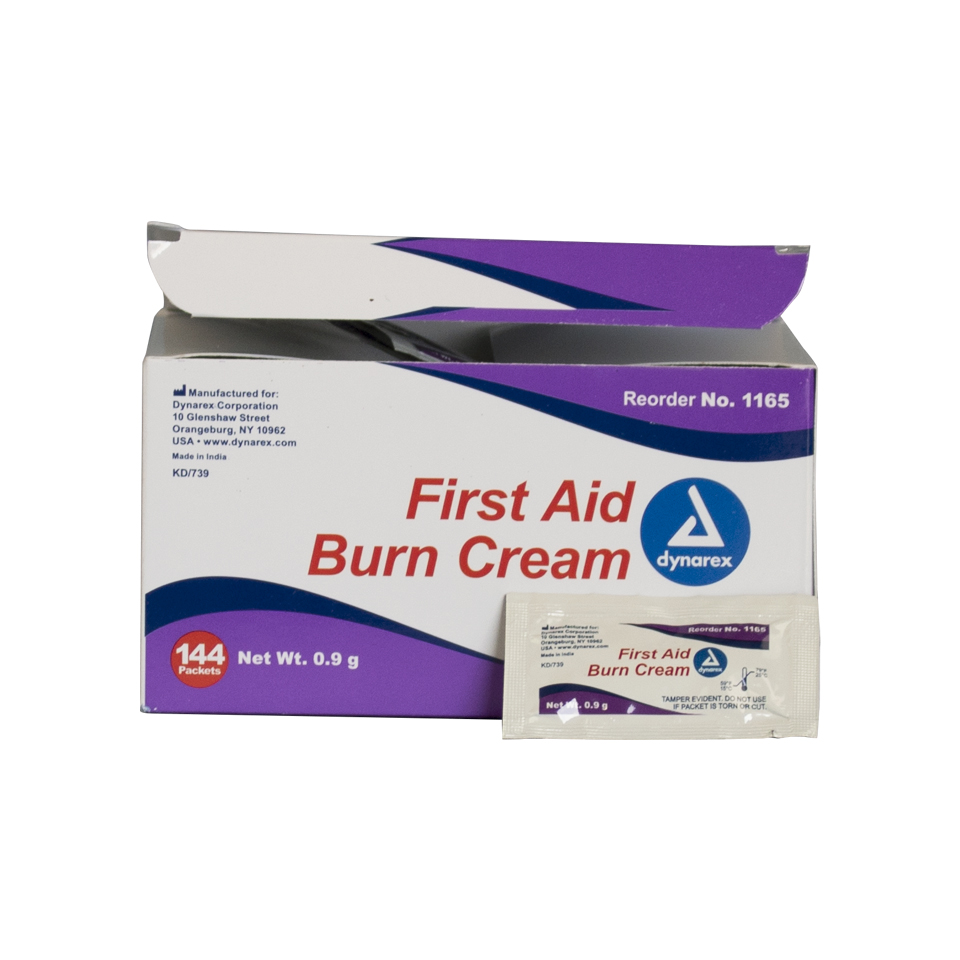 First Aid Burn Cream by Dynarex 144/box • First Aid Supplies Online