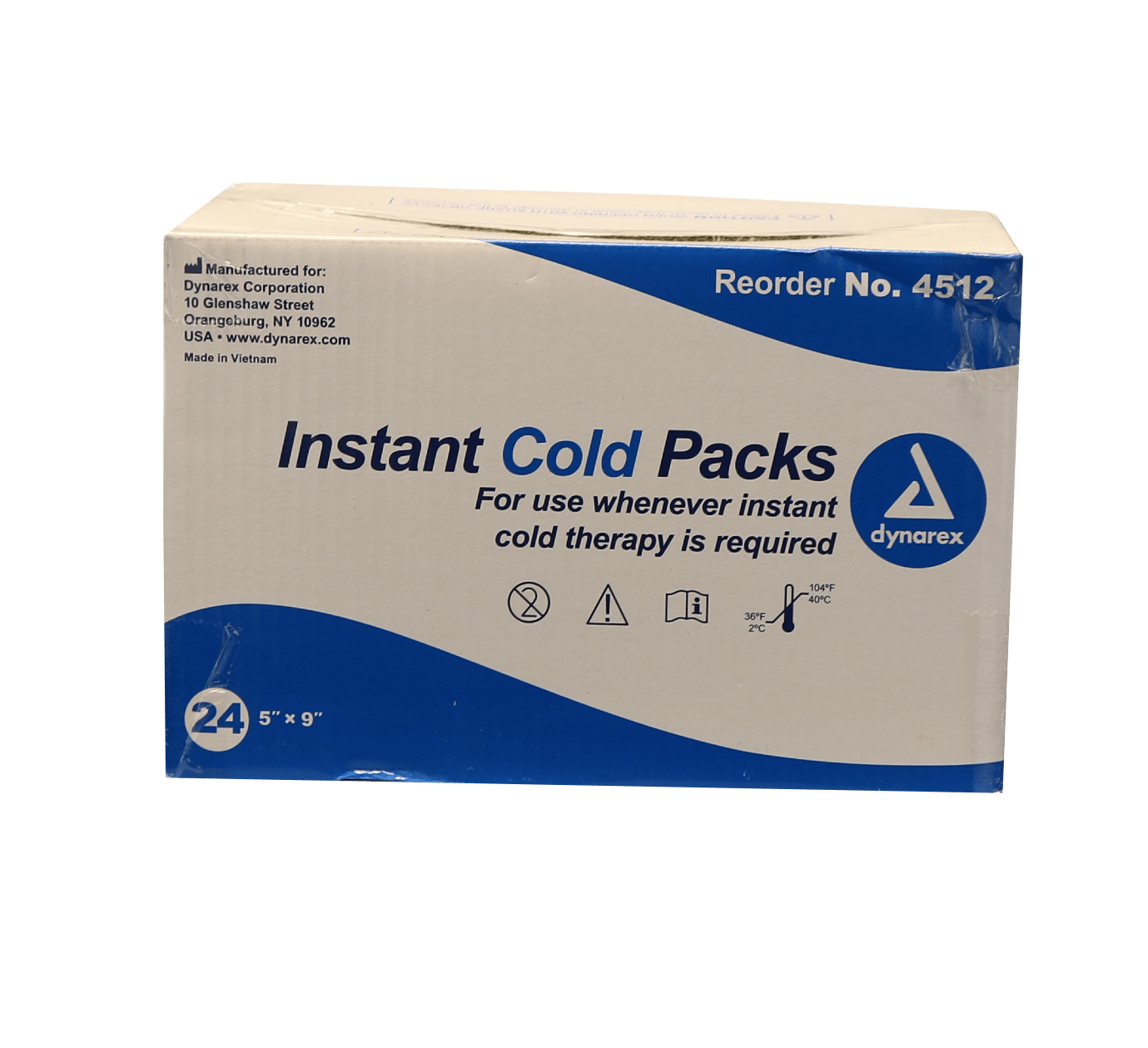 Dynarex Instant Ice Pack Large 24/Case • First Aid Supplies Online