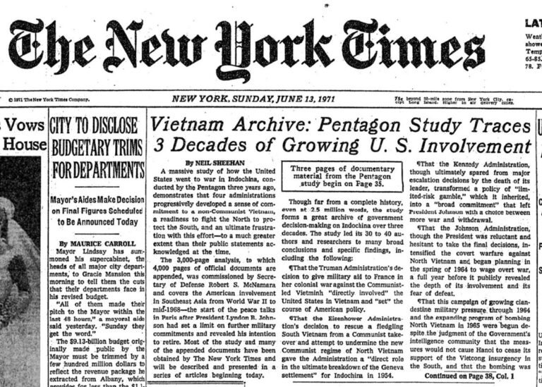 The Pentagon Papers Case—A Half Century Later