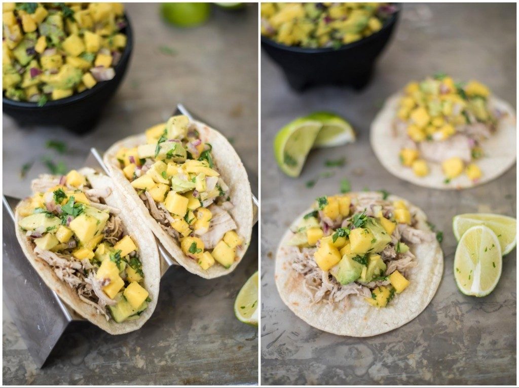 Caribbean Jerk Chicken Tacos with Mango Salsa First and Full