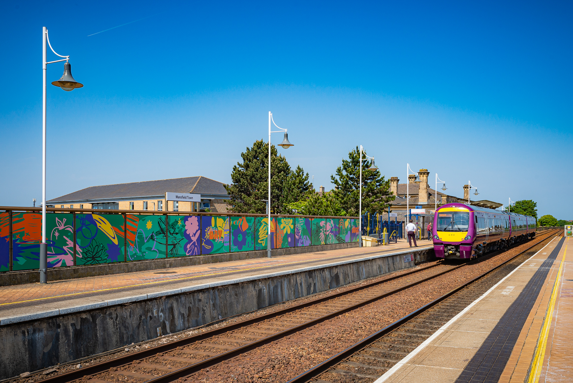 New street art pieces unveiled at Mansfield Railway Station First Art