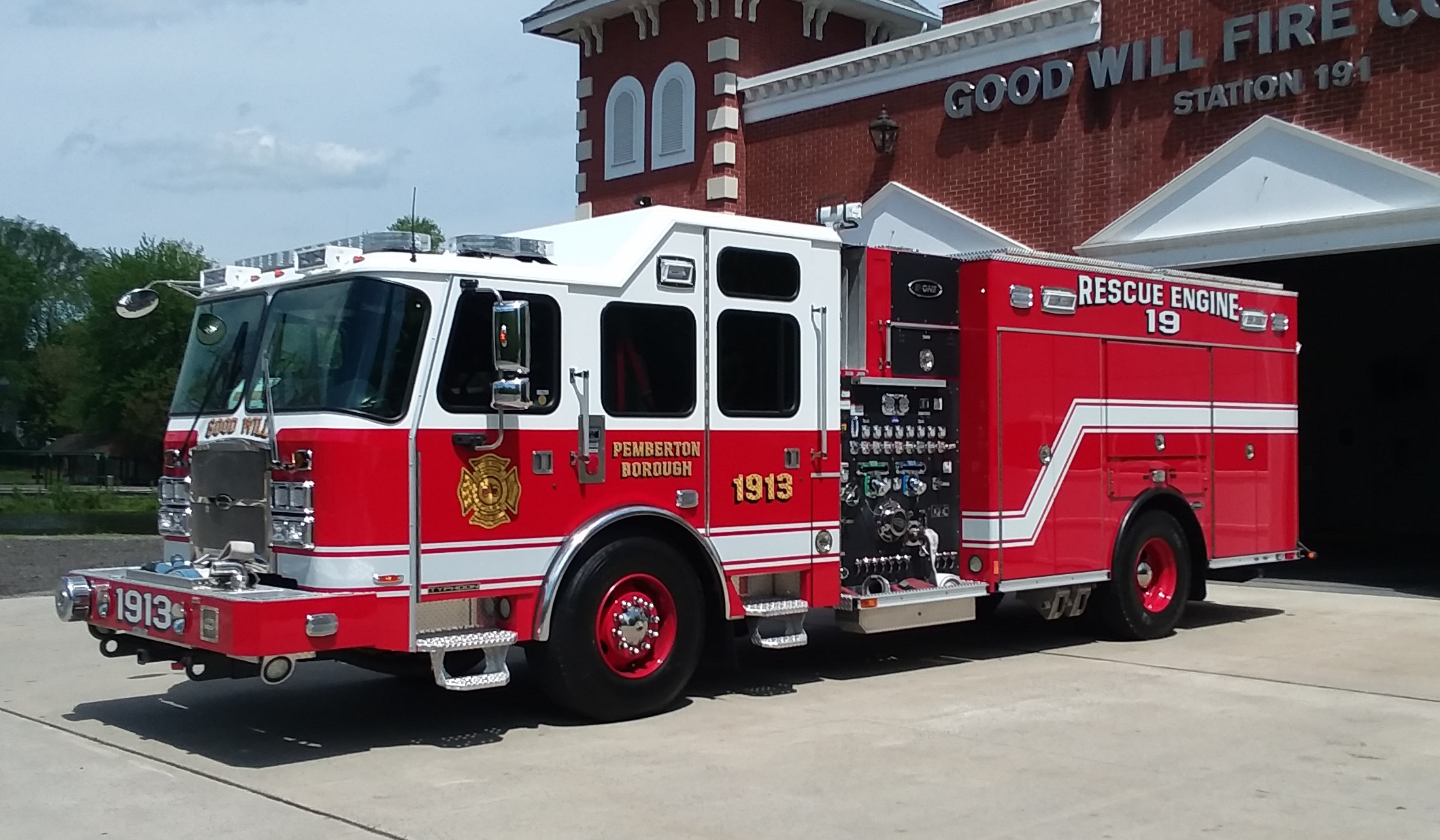 Good Will Fire Company (Burlington County, New Jersey) Firefighting