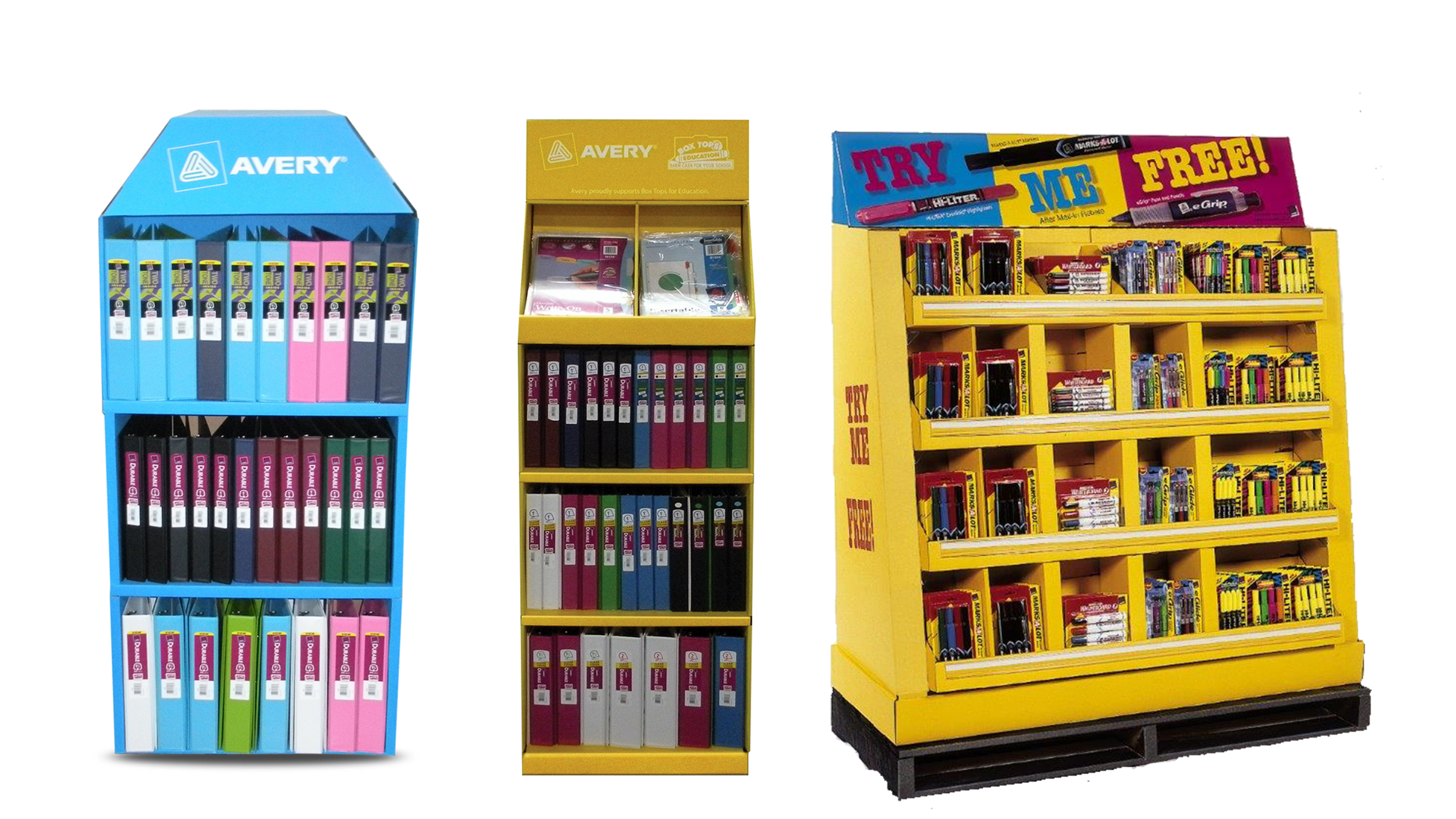Contract Packaging Case Study BacktoSchool Display Cases Retail