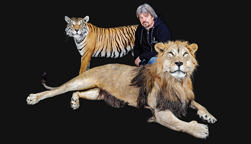 The World Champion taxidermist Ken Walker Director of Quality