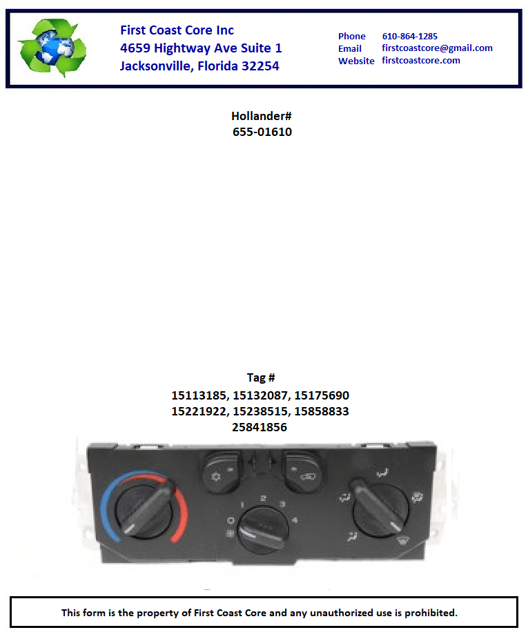 Climate Control Modules