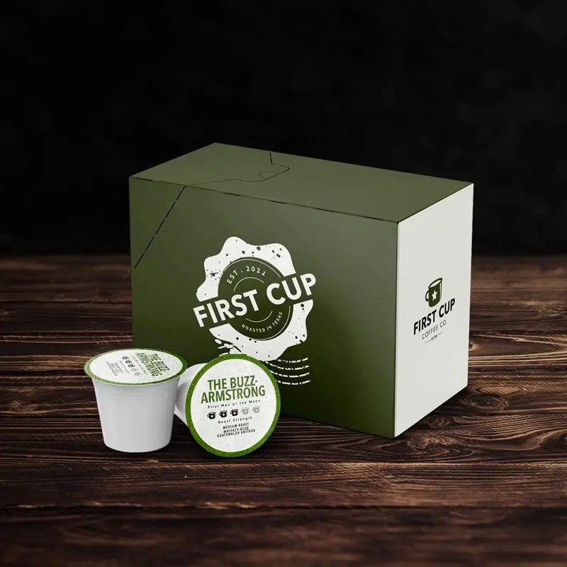 The Buzz Armstrong Pods (24 Count) First Cup Coffee Co