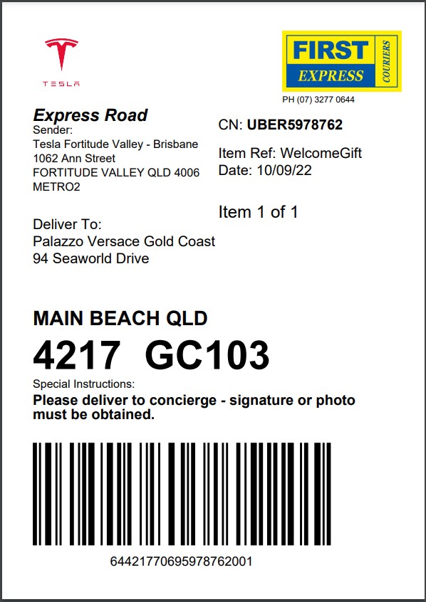 Tech & Tracking First Express Couriers