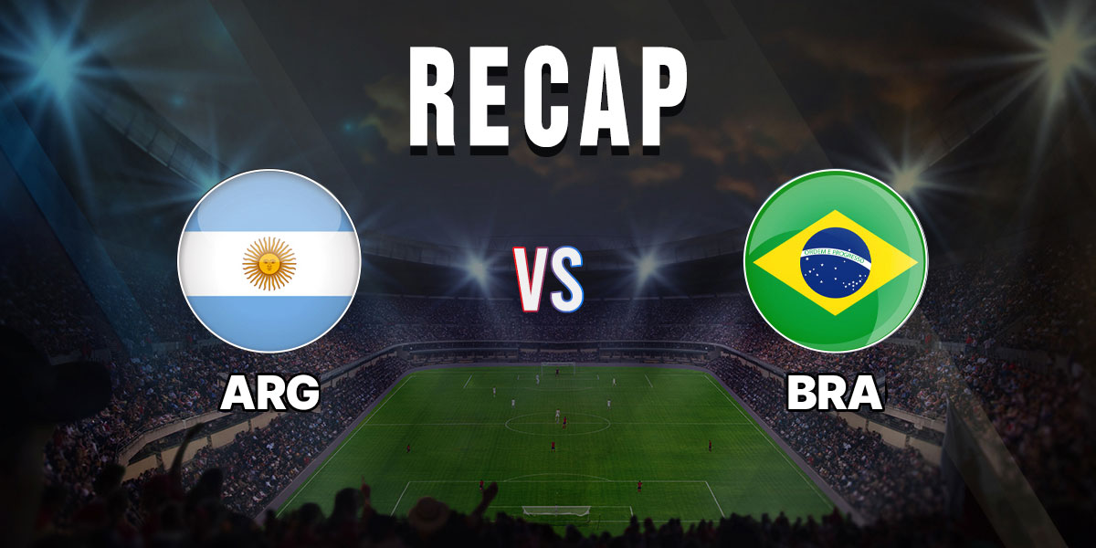 Copa America 2021 ARG vs BRA Recap