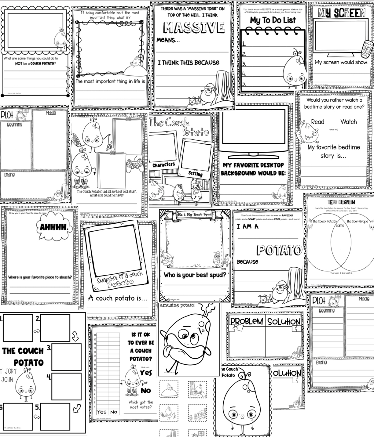 The Couch Potato Book Companion Blue Skies with Jennifer White