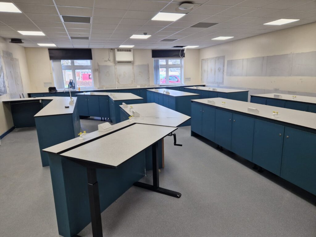 Dylan Thomas School, Swansea Laboratory Refurbishment First Grade