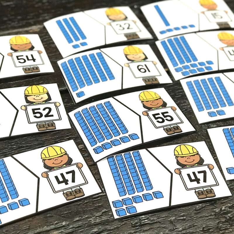 First Grade Place Value - Math Activities - Megan Mitchell