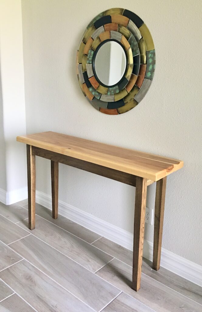 Hallway Accent Table First Hand Custom Woodworks