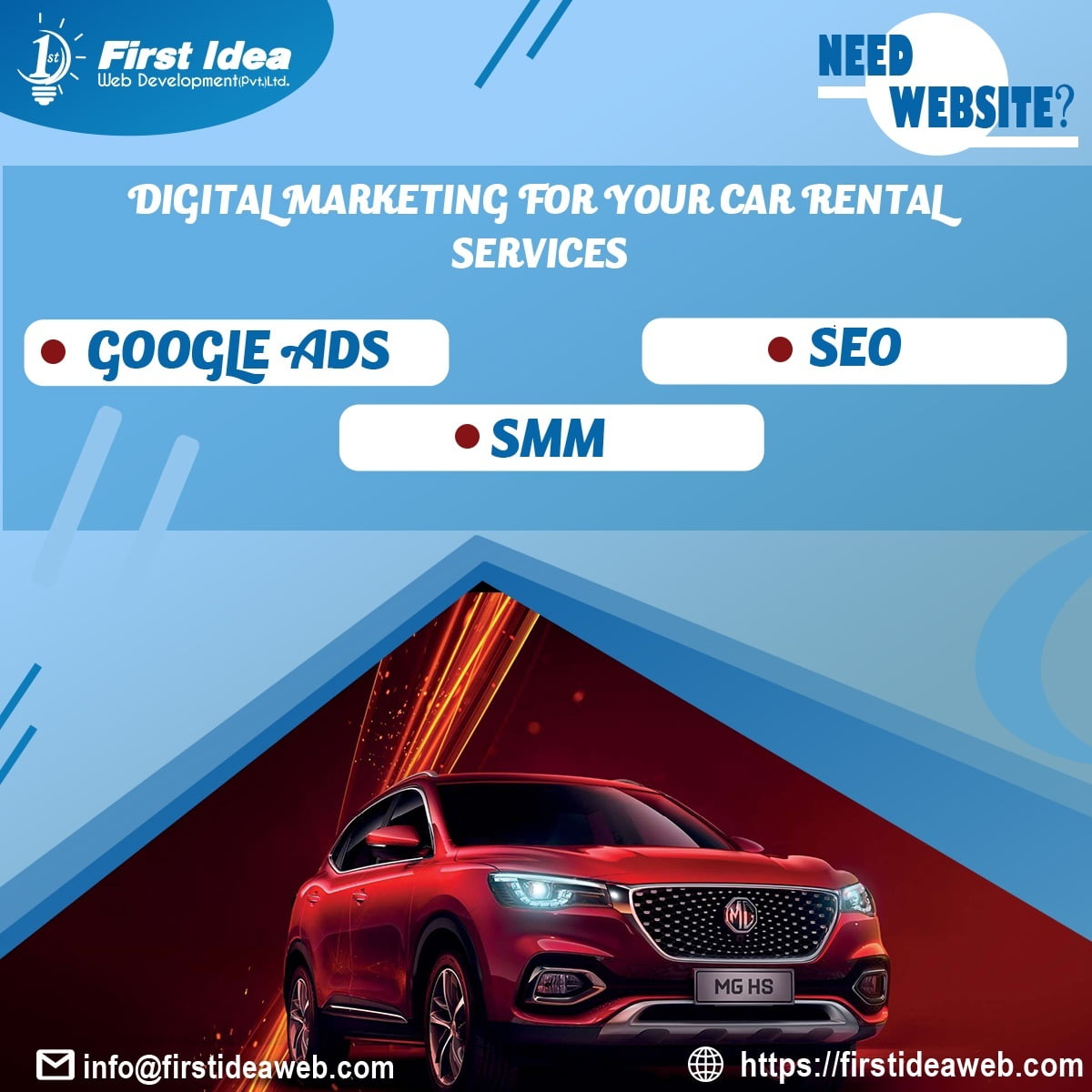 Digital Marketing SMM, Ads, & SEO for your Car Rental Service