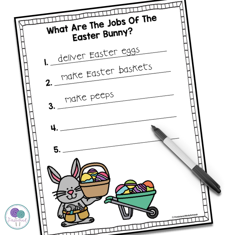 The Easter Bunny's Assistant Easter Activities For Kids Firstieland