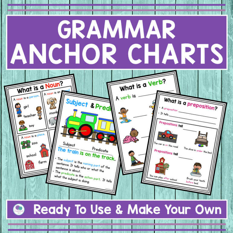 Anchor Charts In The First Grade Classroom - Firstieland - First Grade