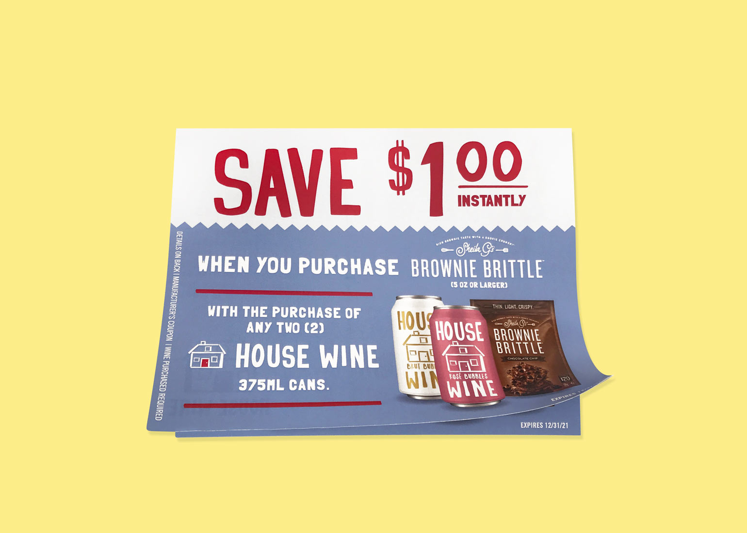 House Wine Padded Coupons