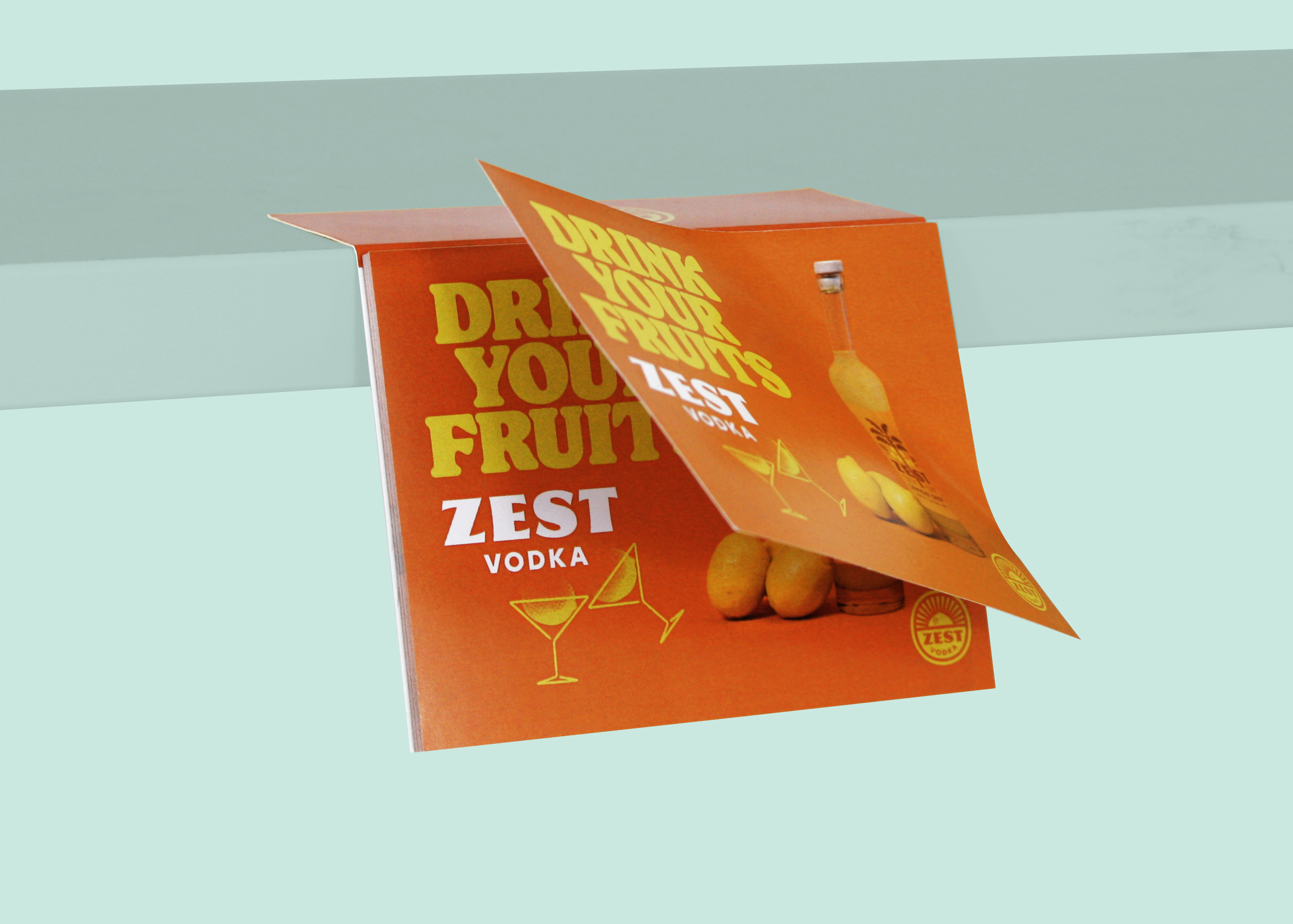 Zest Beverage LLCPadded Shelf Talkers