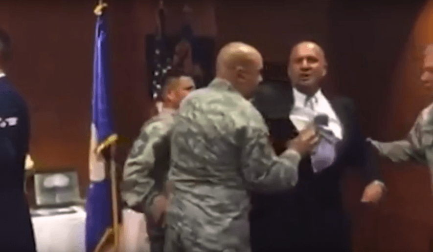 33Year Veteran Assaulted and Forcibly R News First Liberty