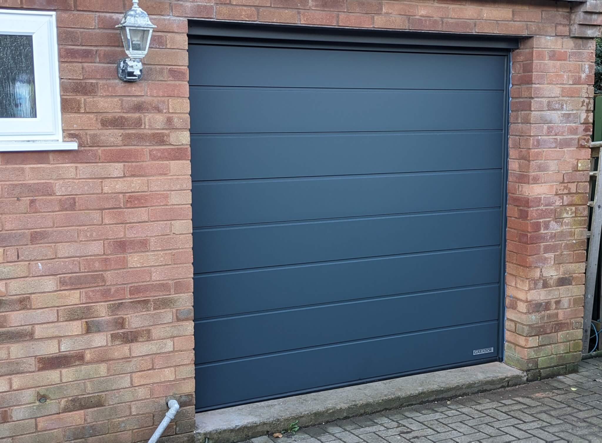 Garador "Anthracite" sectional door First Light Garage Doors