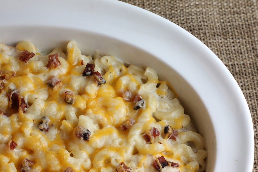 Bacon, Ranch, and Chicken Mac and Cheese First Look, Then Cook