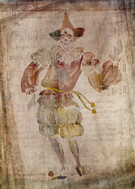 Buy Clown in the Mirror © First Night Design on prints & posters