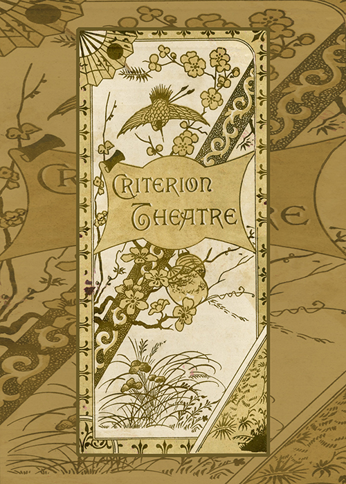 The Criterion Theatre 1890s © Sarah Vernon