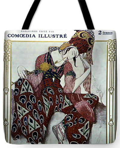 Nijinsky dans La Peri - Ballets Russes Tote Bag from Fine Art America © Sarah Vernon
