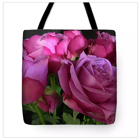 Pink Chiffon Tote Bag at Fine Art America © Sarah Vernon