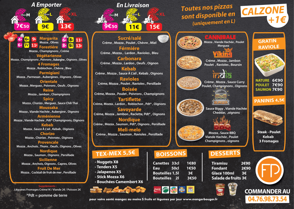 Les Points De Douleur De Pizza Hut Orleans Carte Notre carte pour 2020 First Pizza