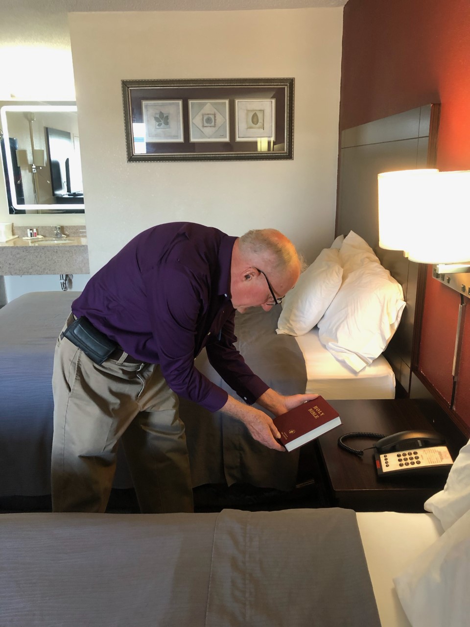 Who put that Bible in your hotel room, and why? First Presbyterian Church