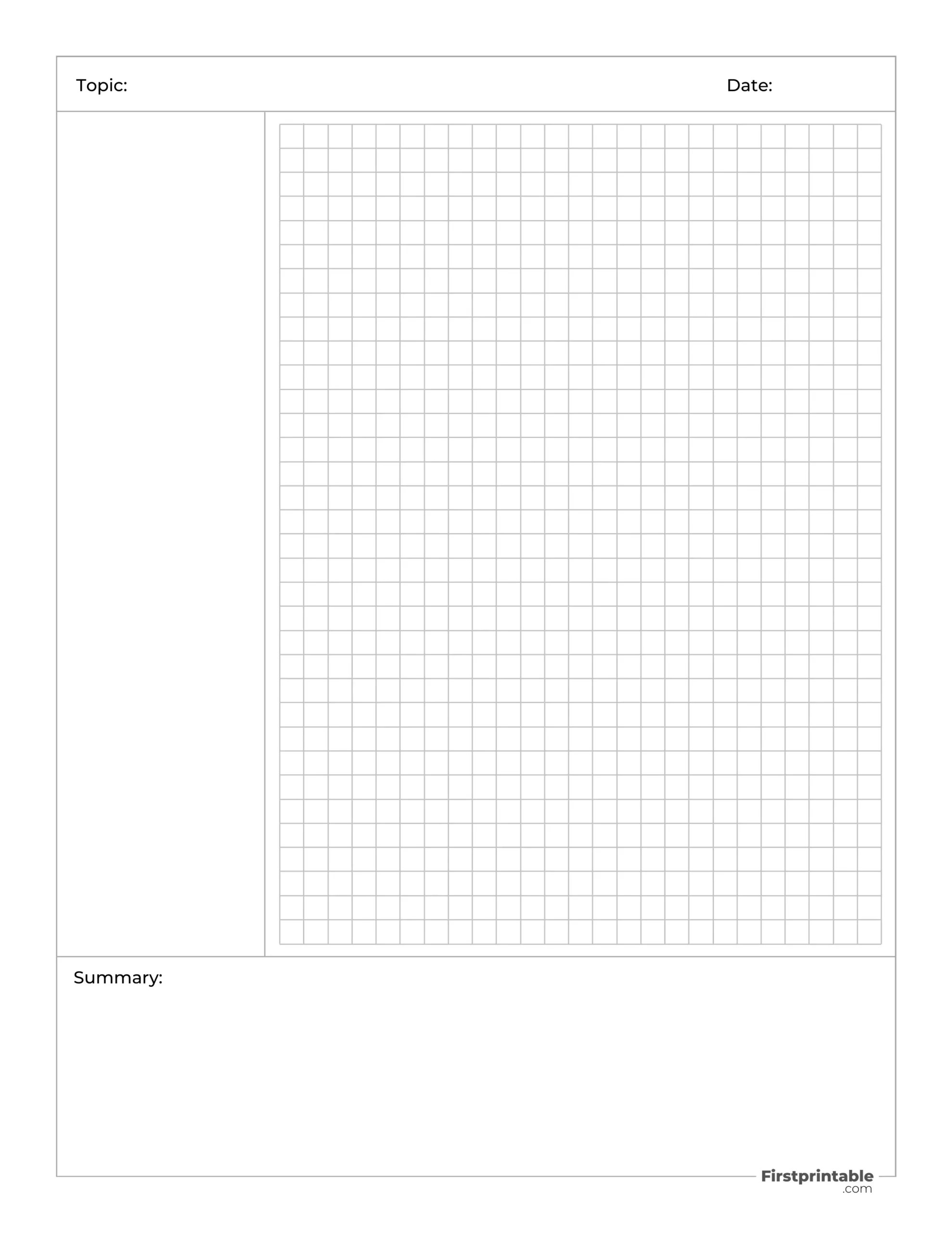 Free Cornell Notes Templates Free Cornell Notes Templates