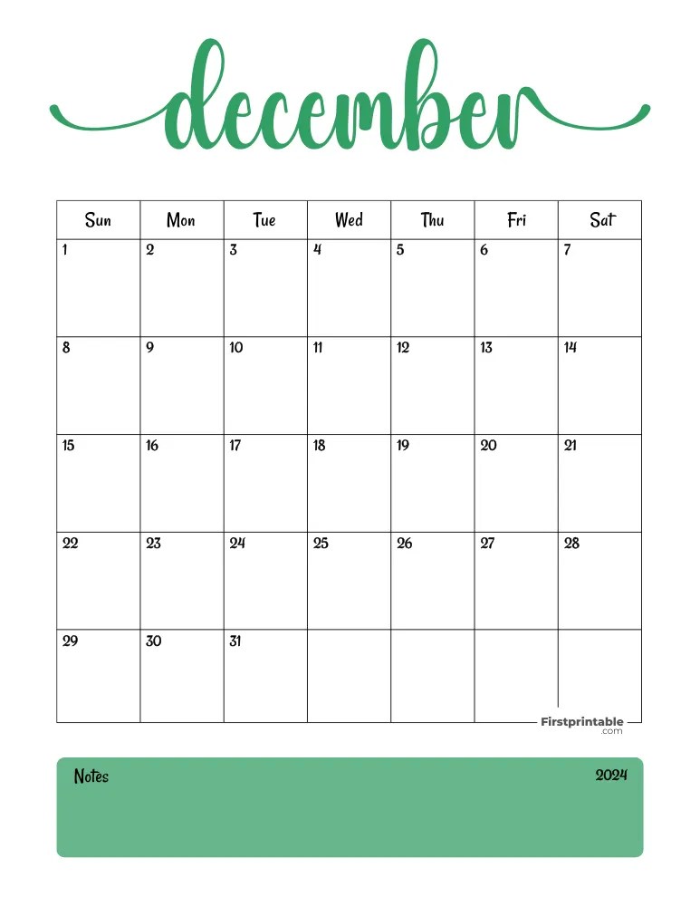 December 2024 Calendars 40 Free Printable PDF