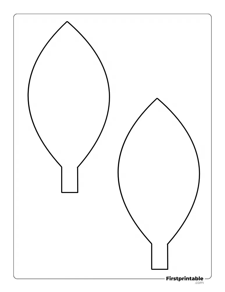 Leaf Templates & Outlines 75+ Free Printable PDFs Leaf Templates & Outlines 75+ Free Printable PDFs