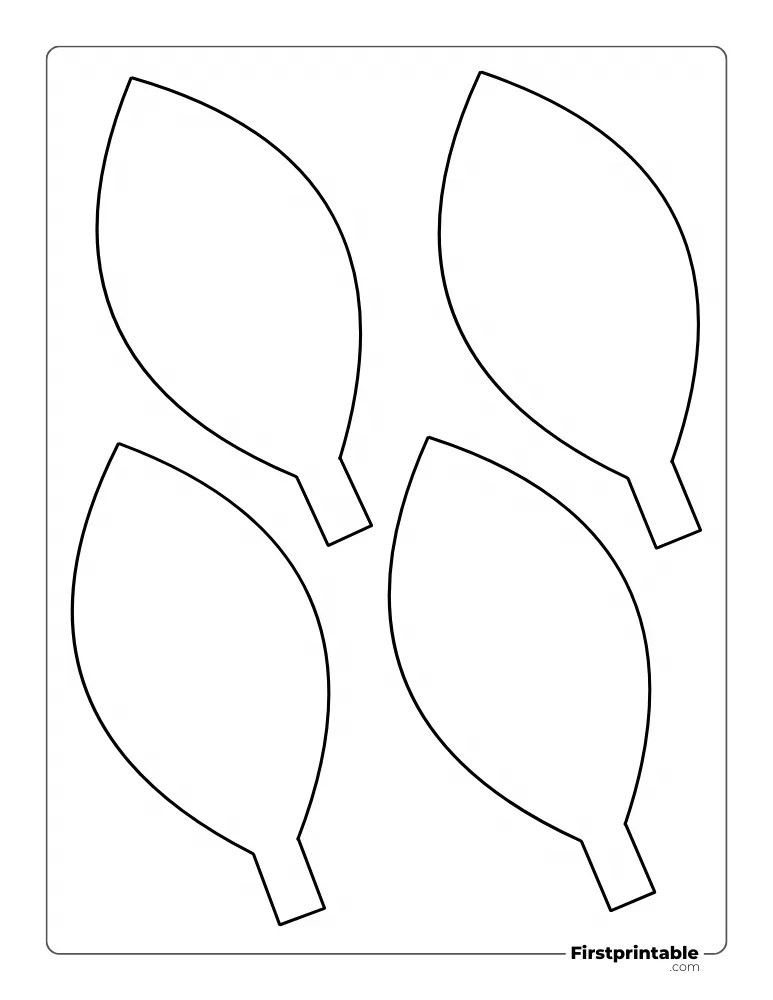 Leaf Templates & Outlines 75+ Free Printable PDFs Leaf Templates & Outlines 75+ Free Printable PDFs