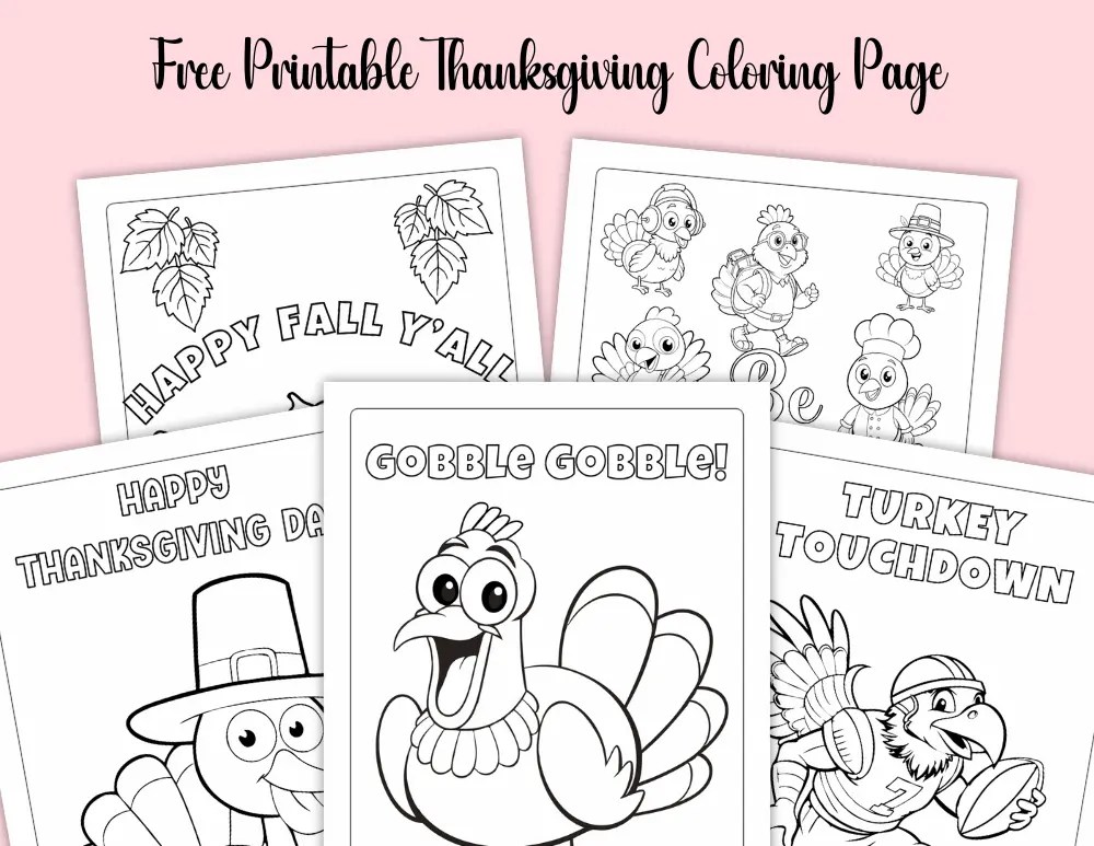 Thanksgiving Coloring Pages 50+ Free Printable PDFs