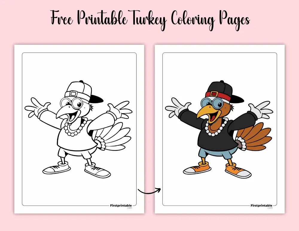 Turkey Coloring Pages 40+ Free Printable PDFs