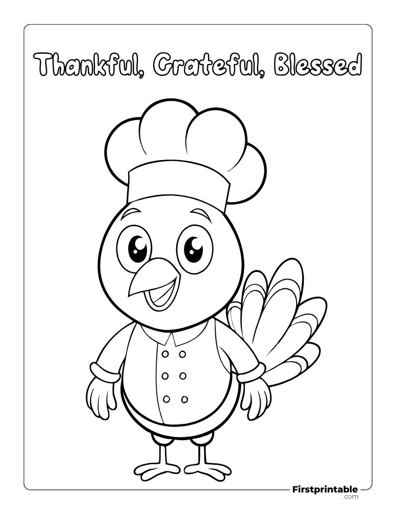 Turkey Coloring Pages | 40+ Free Printable PDFs